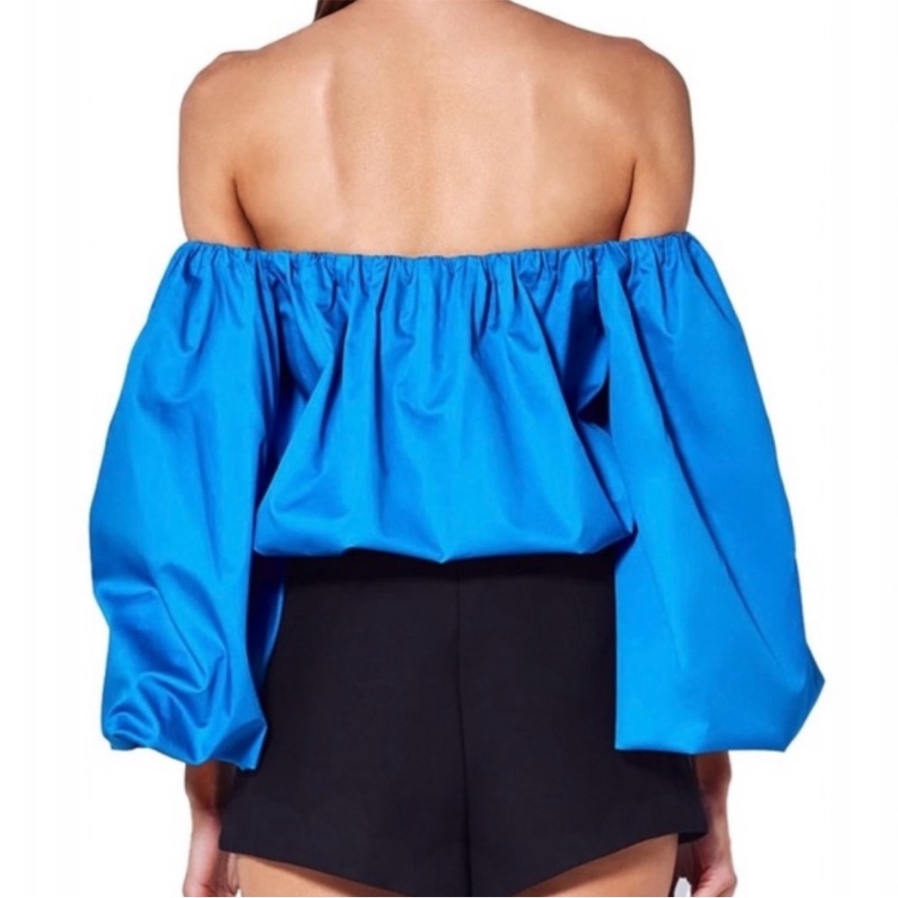 Alexis Gio Top in Azure Blue - Picture 2 of 8